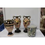 Four pieces of classic Victorian ceramics (All as found) Collection Only