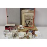 A good selection of commemorative ware