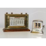 Two vintage perpetual calendars (need attention)