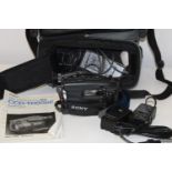 A Sony Handi-Cam High 8 Video recorder