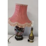 Two vintage table lamps
