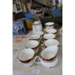 A selection of Duchess and Mayott bone china