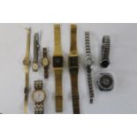 A selection of watches, Acurist, Sekonda etc