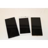 Three Sony mobile phones (un-tested)