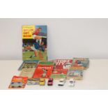 A selection of vintage annuals & die-cast models