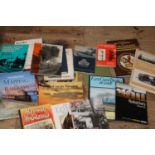 A selection of steam train related books