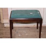 A vintage Mid Century piano stool 54x43cm Collection Only