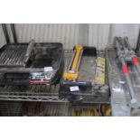 A selection of three tile cutters Collection Only