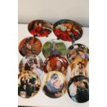 A selection of "Gone with the wind" collectors plates