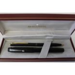 A vintage Conway Stewart fountain pen with a 14ct gold nib & a Sheaffer pen in original box