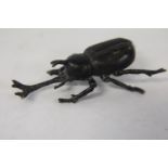 A bronze beetle. 7.5cm