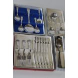 A job lot of vintage Kings pattern silver plated cutlery