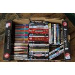 A large box of DVD's