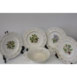 Five pieces of collectable Leeds Creamware