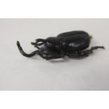 A bronze beetle. 7cm