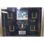 An original framed piece of Walt Disney ephemera with COA 29cm x 34cm