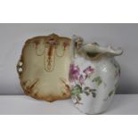 Two pieces of quality Victorian/Edwardian ceramics