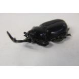 A bronze beetle. 6cm
