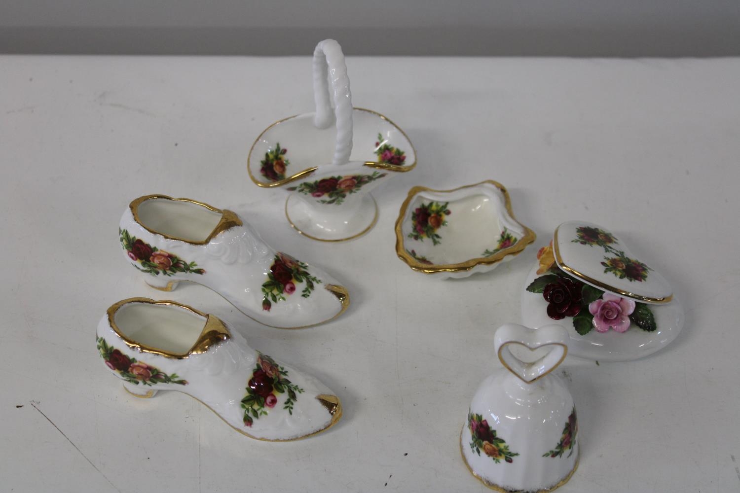 Six Royal Albert OCR pieces (one at fault)