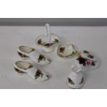 Six Royal Albert OCR pieces (one at fault)