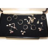 A selection of 925 silver jewellery