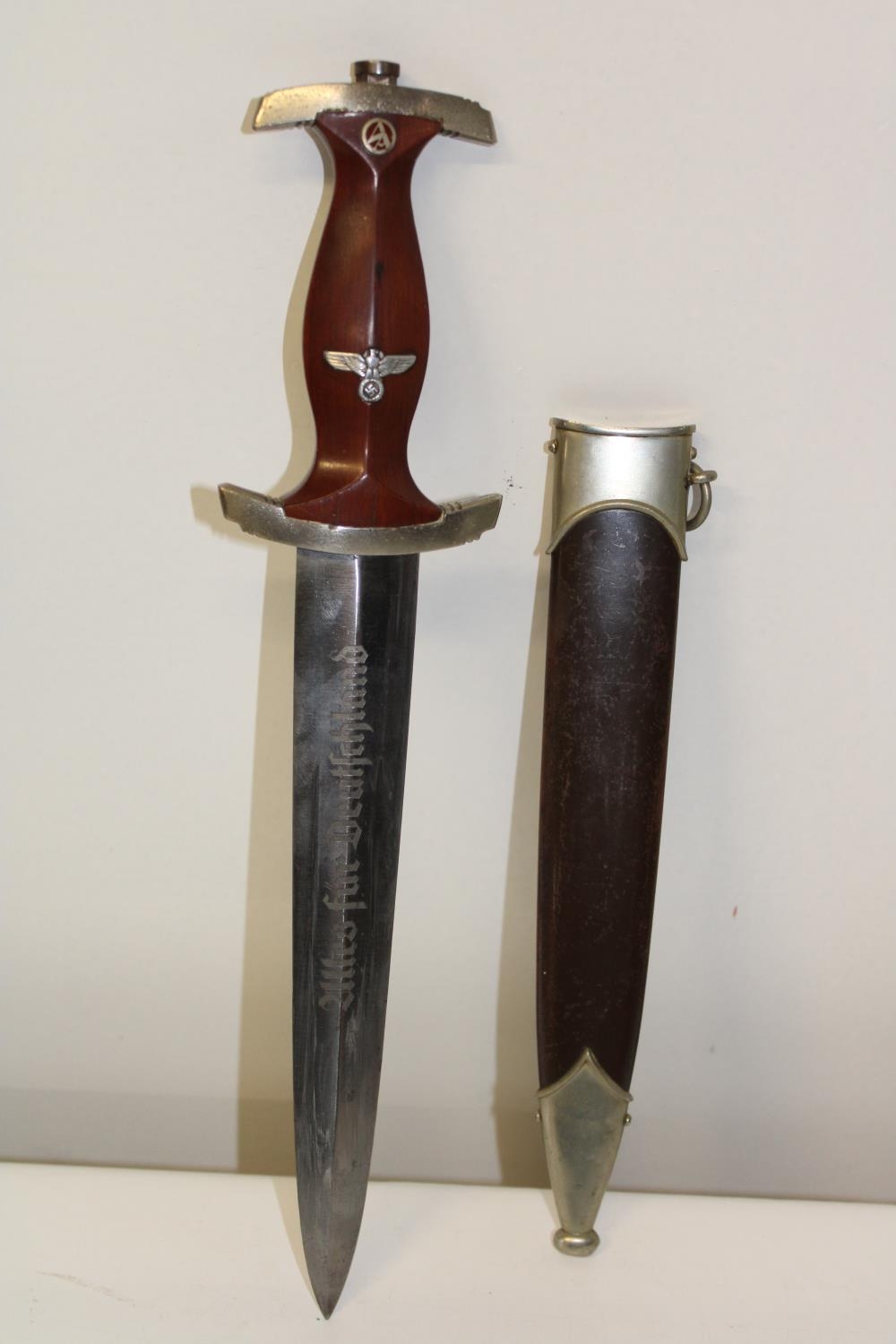 A re-production German Dagger. Dagger length 34cm