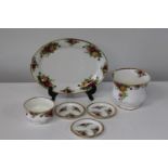 Six Royal Albert OCR pieces