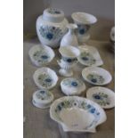 A selection of Wedgewood "Clementine" bone china