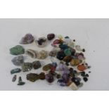A selection of semi-precious & polished stones