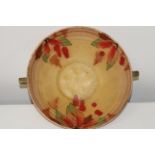 An Art Deco period fruit bowl, some wear d27cm