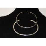 Two 925 silver bangle