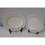 Two pieces of collectable Leeds Creamware