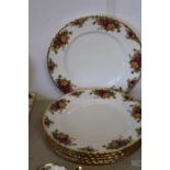 Six Royal Albert OCR dinner plates 26.5cm in dia