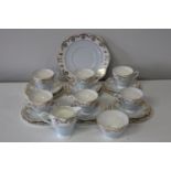 A Sutherland fine bone china tea service 21 pieces