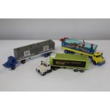 Three Corgi Major die-cast truck models