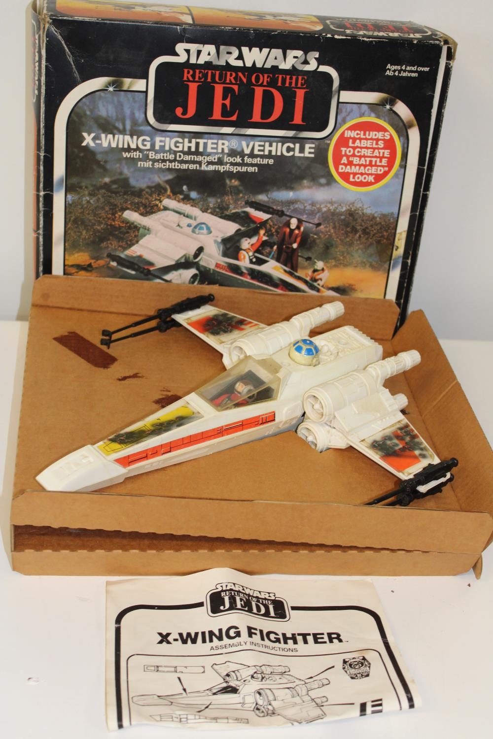 A boxed 1980's Star Wars X-Wing Fighter