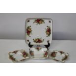 Four Royal Albert OCR pieces