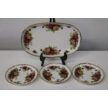 Four Royal Albert OCR pieces