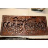 Large wooden Oriental theme carving