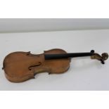 A vintage violin, sold as seen.