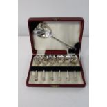 A boxed set of vintage cutlery