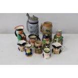 A job lot of assorted collectable ceramics etc