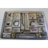A selection of assorted costume jewellery & watches etc