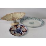 Three pieces of Edwardian ceramics Crown Devon etc