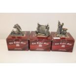 Three boxed Tudor Mint fantasy figure