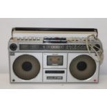 A vintage Sharp "Boom Box" tape deck does not work