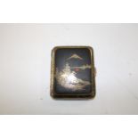 A Japanese vintage cigarette case 9x7cm