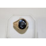A 9ct gold ring (for scrap) size V 1/2