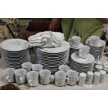 A large quantity of Real Brazilian porcelain 96 peices Collection Only