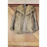 A Ladies vintage fur coat (Artic Fox) size medium